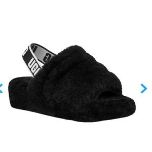 UGG Fluff Yeah Shearling Slingback Slippers